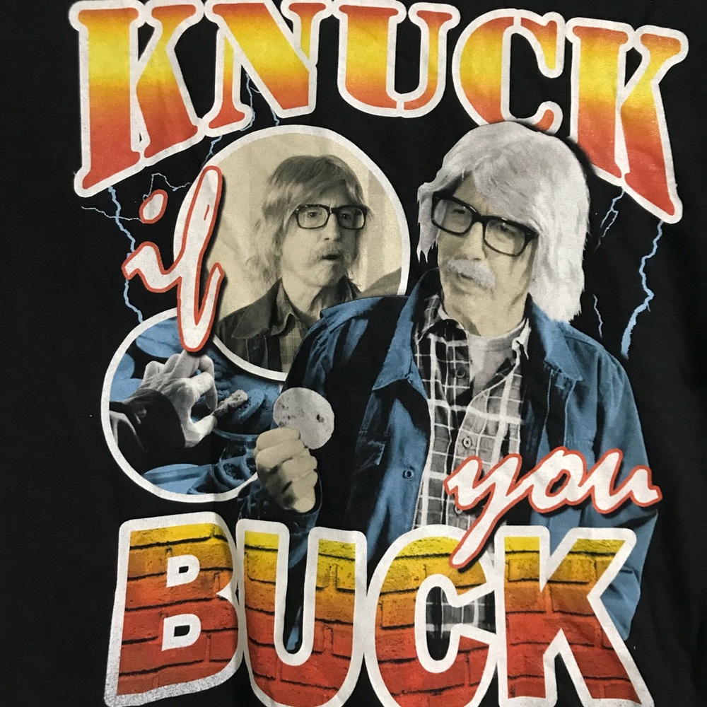 KNUCK IF YOU BUCK LARRY DAVID HIP HOP T SHIRT ANC